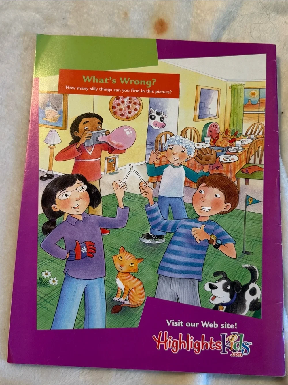 Nov 2004 Highlights Magazine Vintage Kid’s Crafts